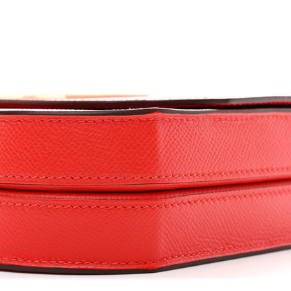 Hermes Epsom Mosaique Au 24-17 Rouge De Coeur 11 of 13