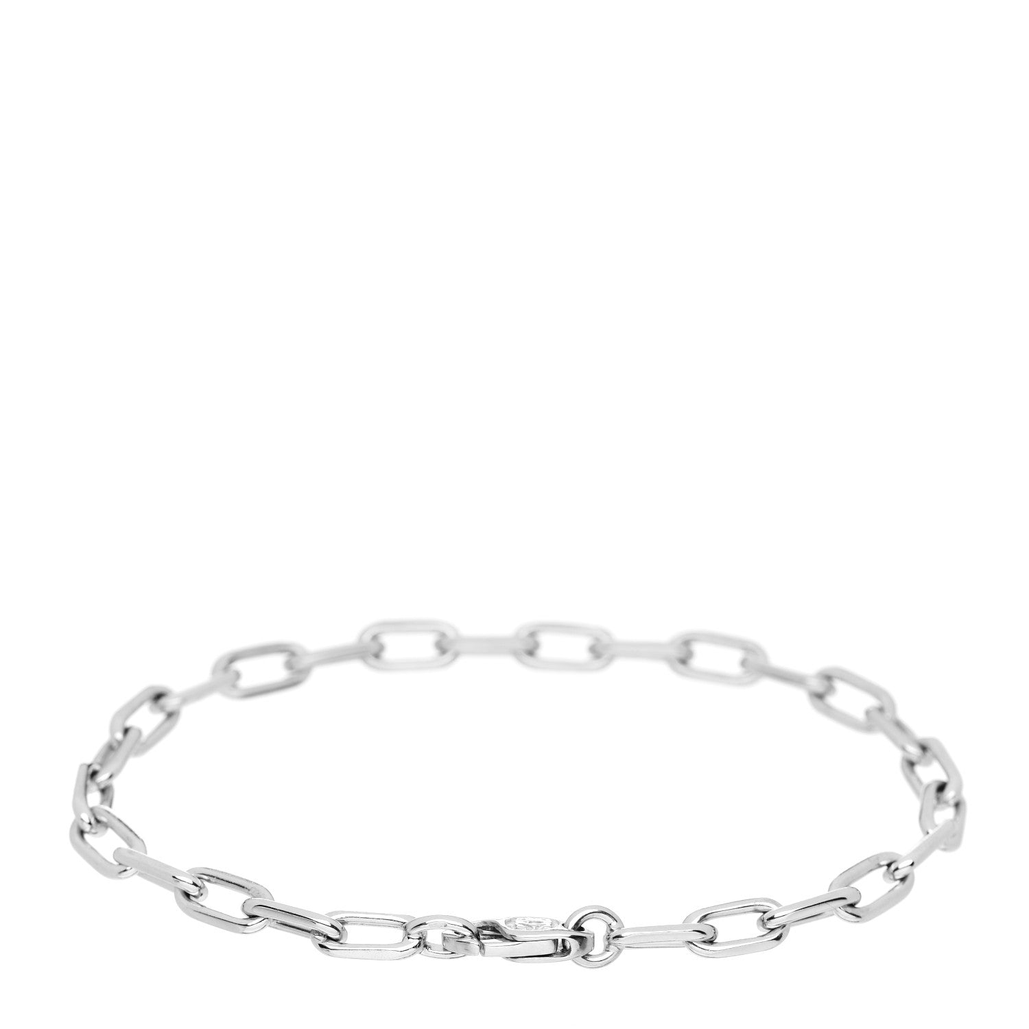 Cartier 18K White Gold Spartacus Chain Bracelet 3 of 4