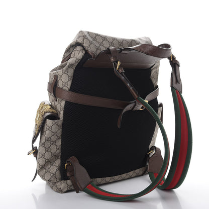 Gucci GG Supreme Monogram Embroidered Flap Backpack 3 of 7