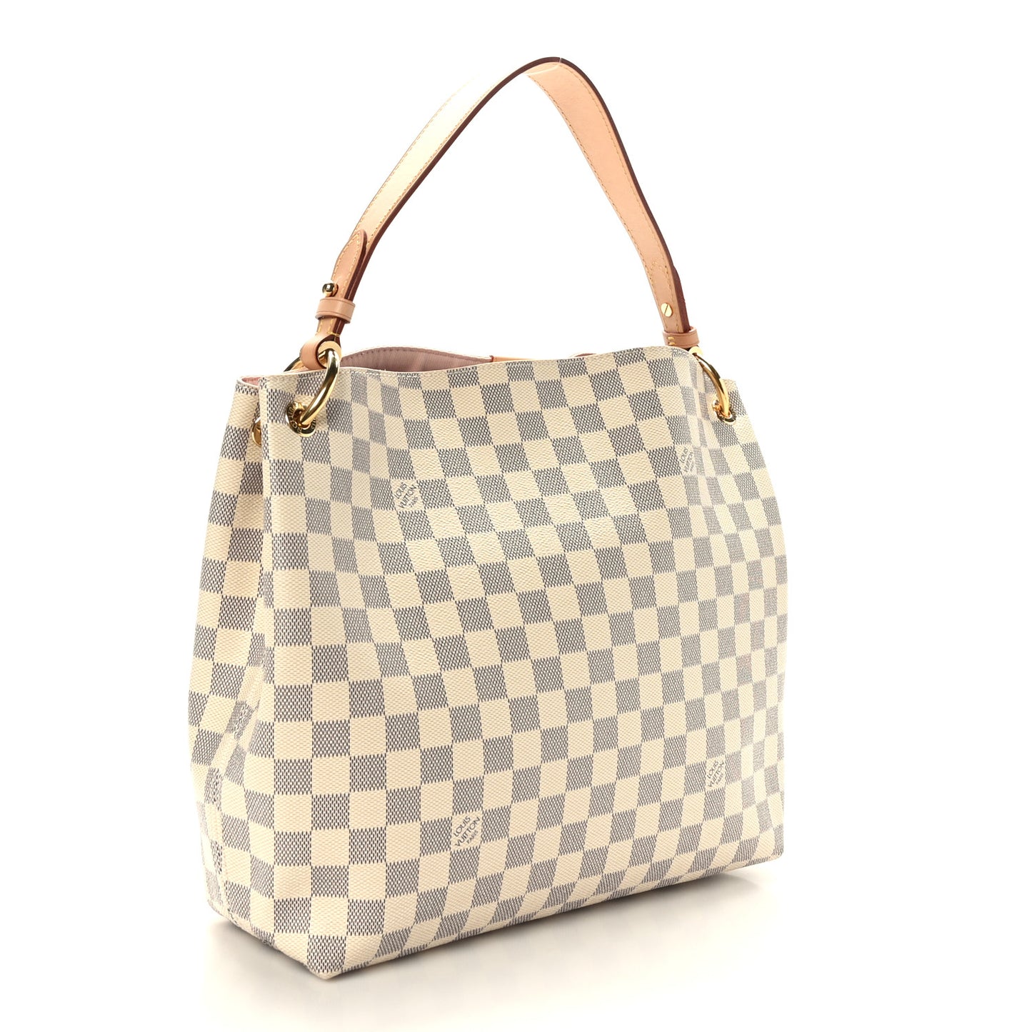 Damier Azur Graceful PM Rose Ballerine