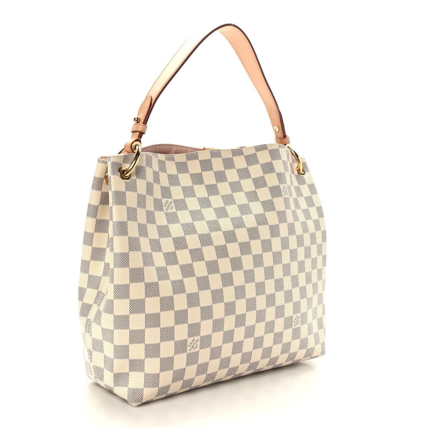 Louis Vuitton Damier Azur Graceful PM Rose Ballerine 3 of 9