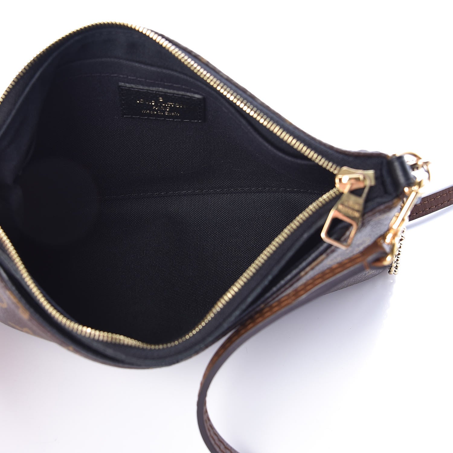 Louis Vuitton Monogram Pallas Clutch Black 5 of 9