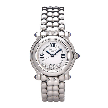 Chopard Stainless Steel 5 Diamond 26mm Happy Sport Quartz Watch 1 of 7