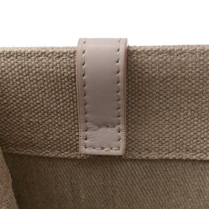 Chloe Linen Calfskin Medium Woody Ribbon Tote Cement Pink 14 of 14