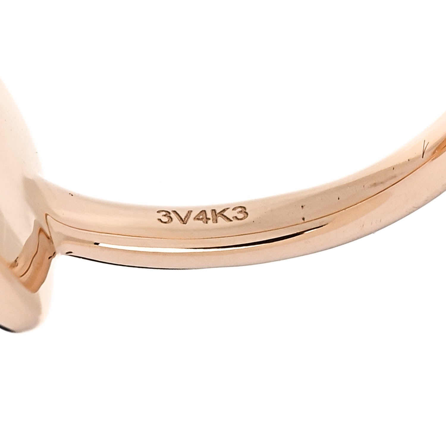 Pomellato 18K Rose Gold Diamond .30ctw Rectangular Sabbia Ring  44 3 6 of 8