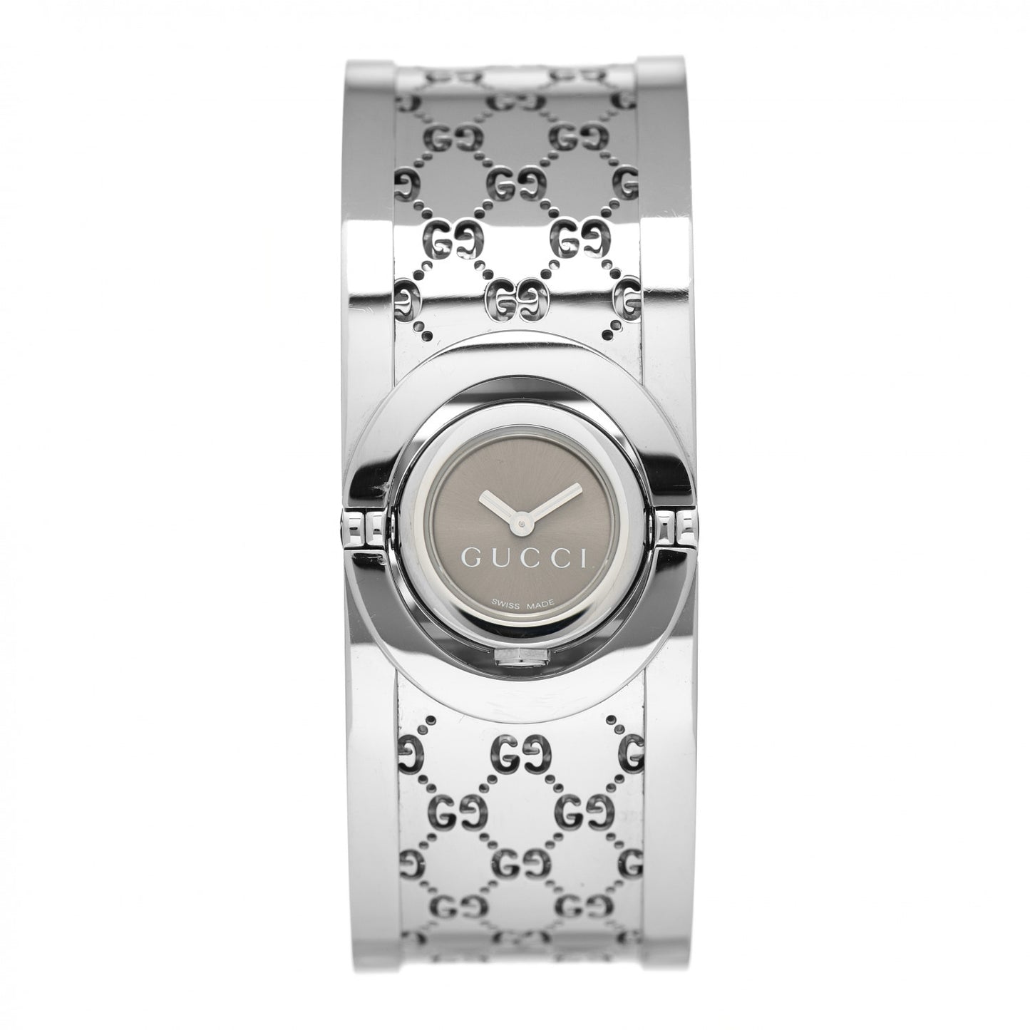 Stainless Steel 23mm Twirl Quartz Watch Brown