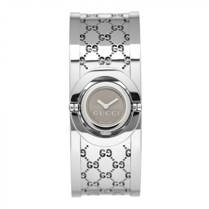 Gucci Stainless Steel 23mm Twirl Quartz Watch Brown 1 of 4