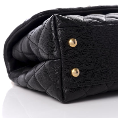 Chanel Caviar Quilted Mini Coco Handle Flap Black 5 of 8