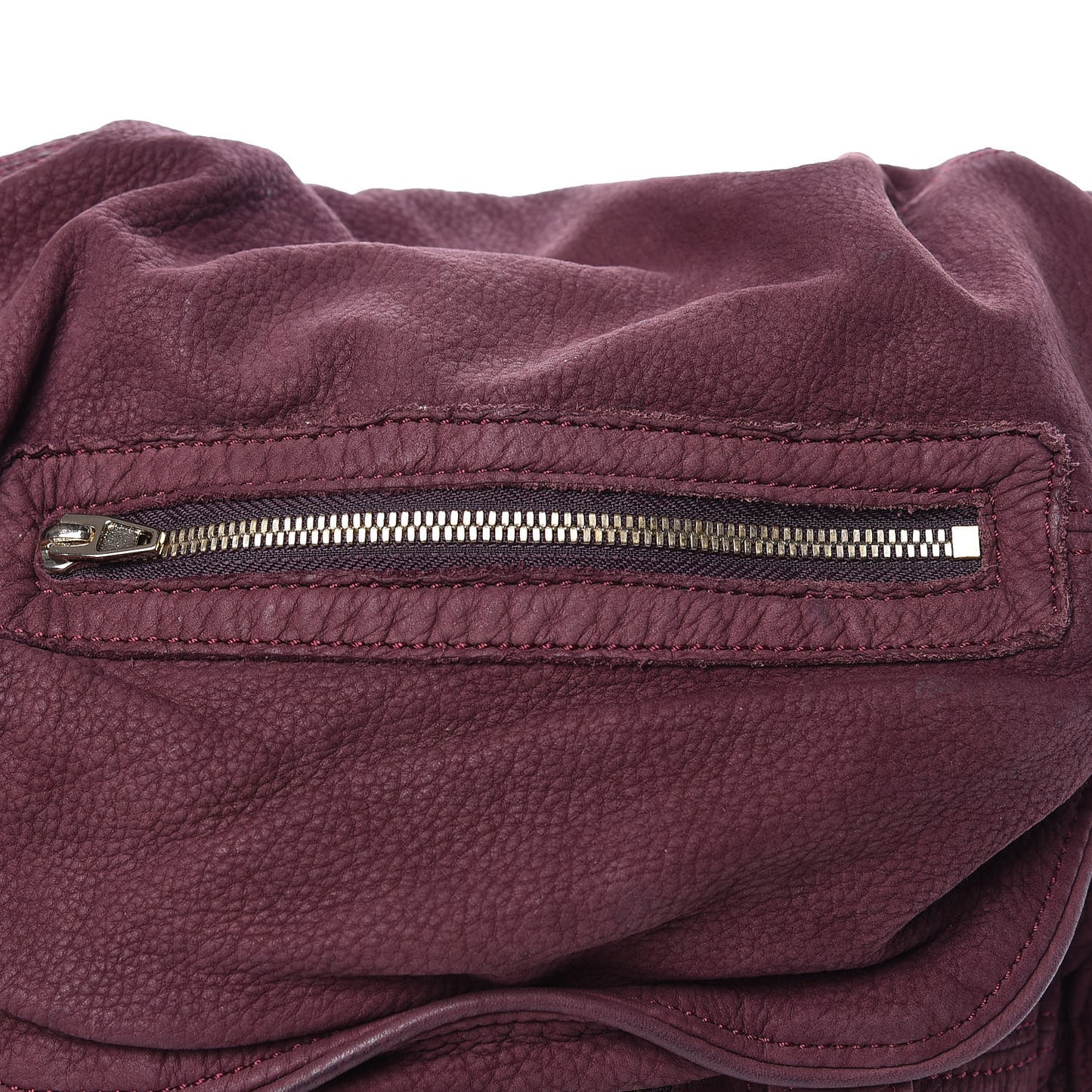 Nubuck Marti Backpack Bag Burgundy