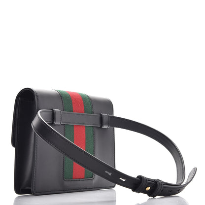 Gucci Calfskin Sylvie Belt Bag Black 3 of 10