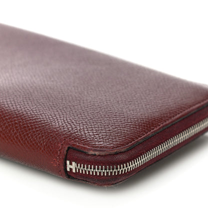 Hermes Epsom Silk'In Wallet Bordeaux 13 of 20