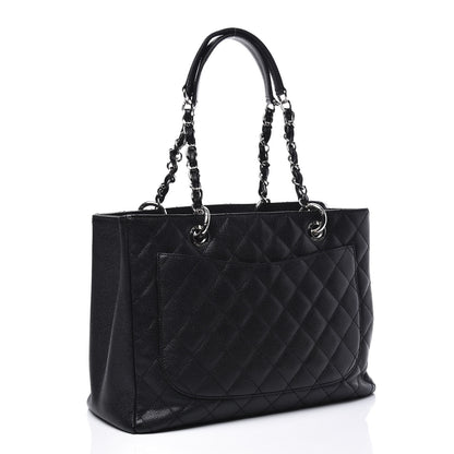 Chanel Caviar Quilted Grand Shopping Tote GST Black 2 of 10