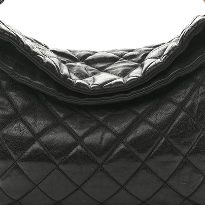 Chanel Calfskin Quilted Medium Chain Me Hobo Black 8 of 10
