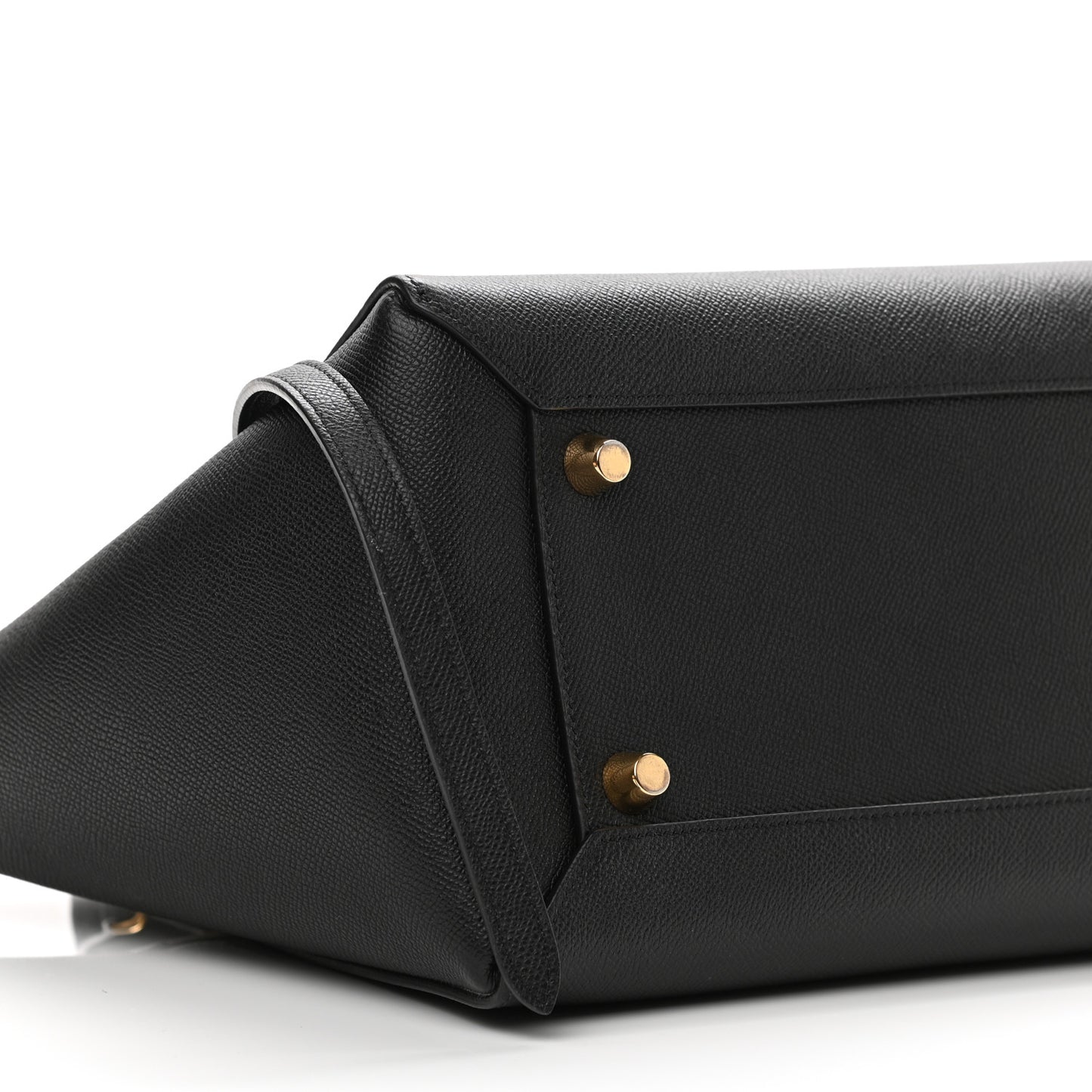 Grained Calfskin Mini Belt Bag Black