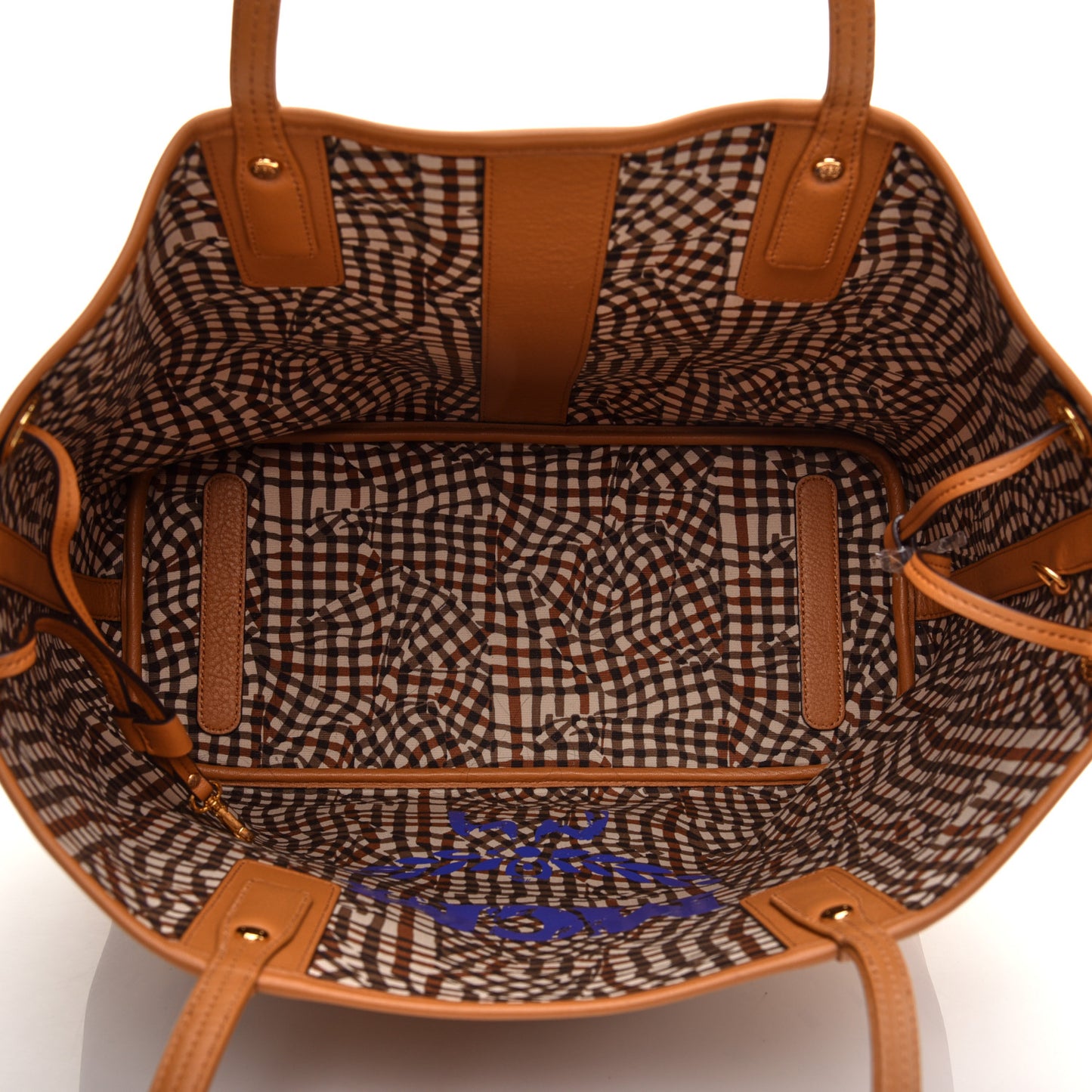 Visetos Medium Liz Reversible Shopper Tote Cognac