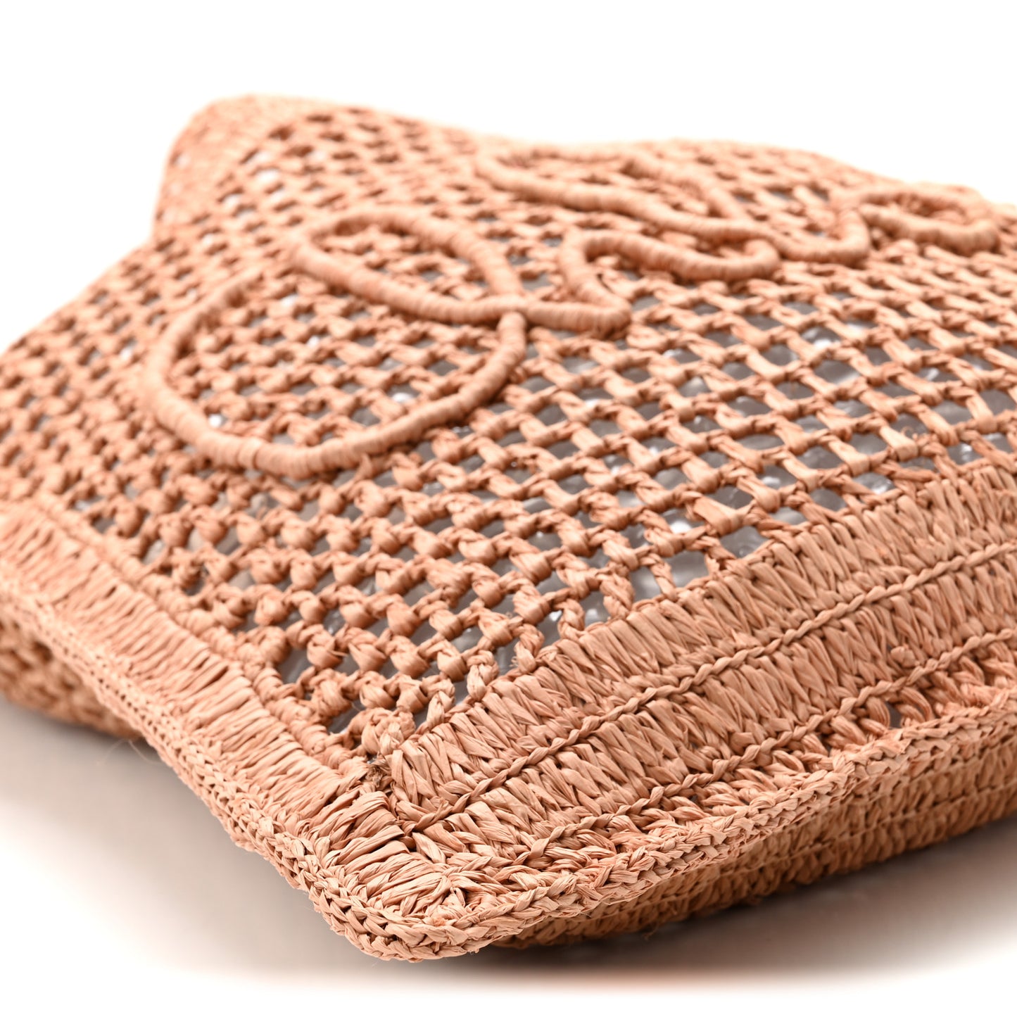 Raffia Summer Banana Tote Summery Beige