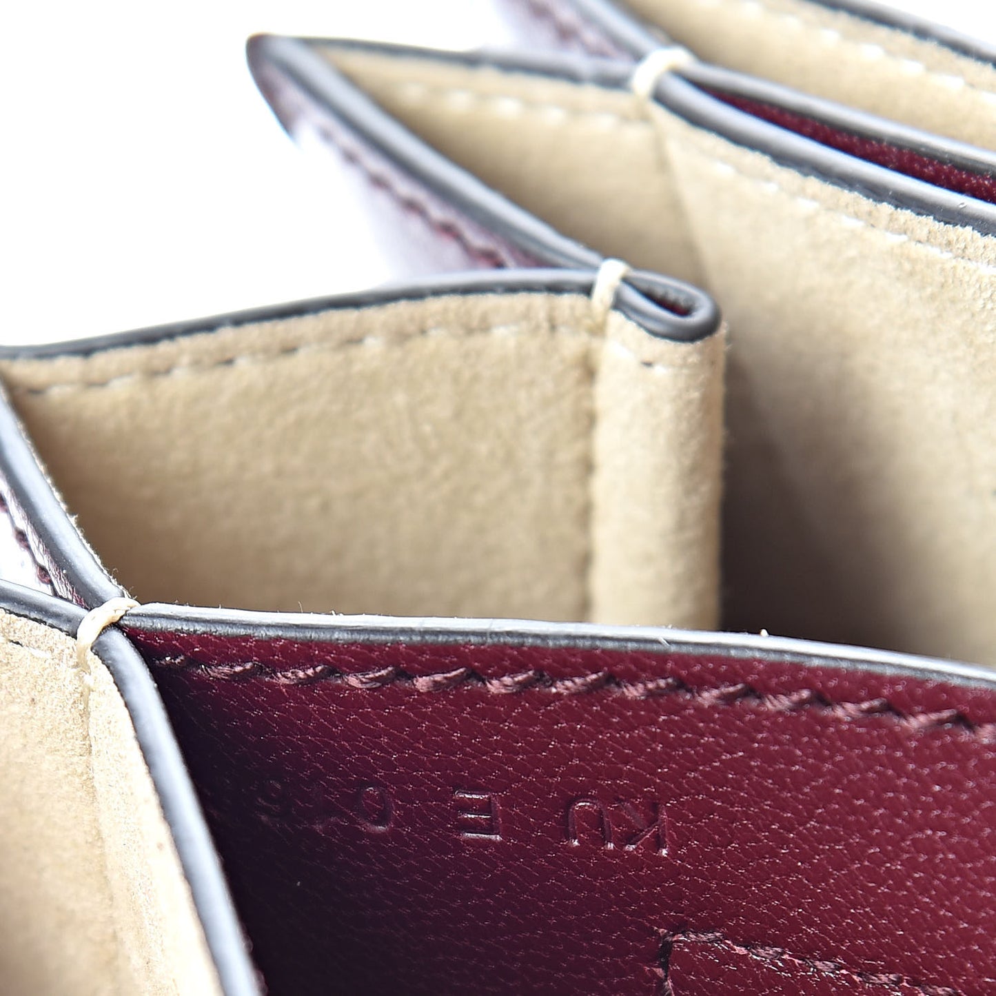 Goatskin Quilted Small GV3 Shoulder Bag Aubergine