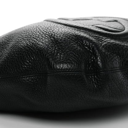 Gucci Pebbled Calfskin Medium Soho Hobo Black 9 of 14