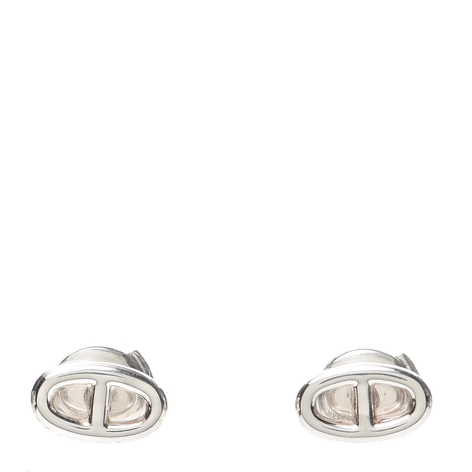 Hermes Sterling Silver TPM Farandole Earrings 1 of 5