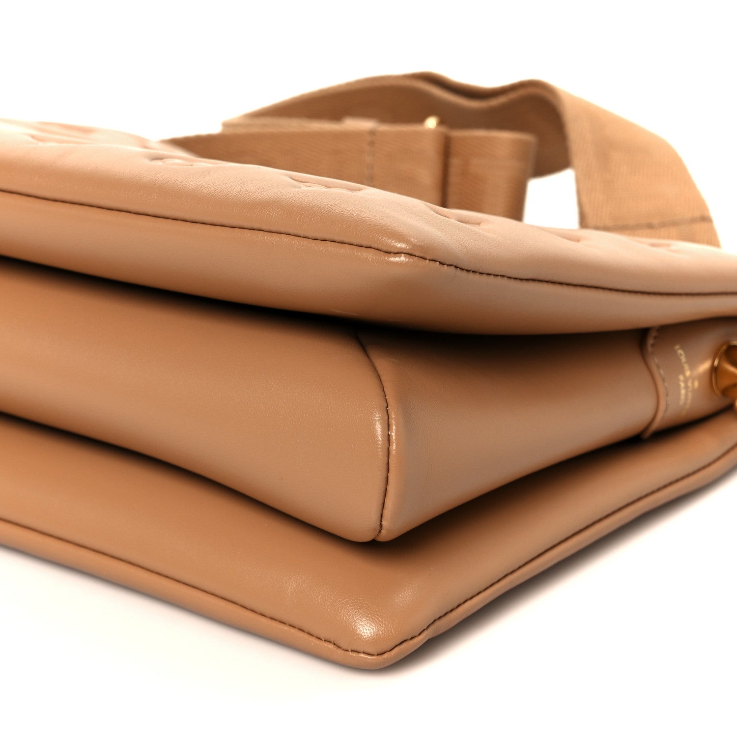 Louis Vuitton Lambskin Embossed Monogram Coussin PM Camel 11 of 11
