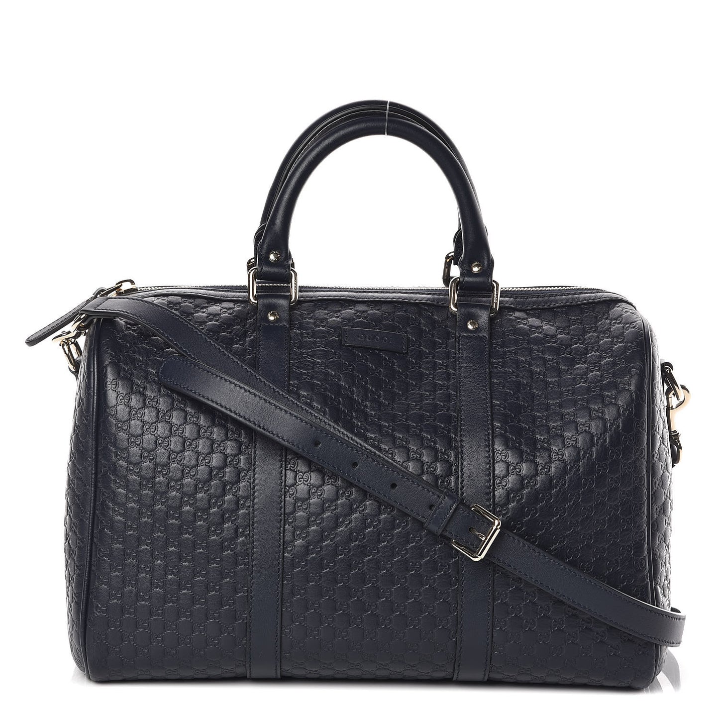 Microguccissima Medium Boston Navy