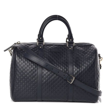 Gucci Microguccissima Medium Boston Navy 1 of 10