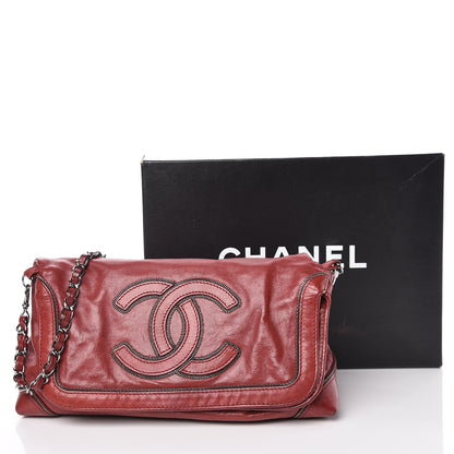 Chanel Lambskin CC Chain Shoulder Bag Red 15 of 15