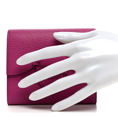 Hermes Chevre Mysore 1938 Wallet 19 Rose Pourpre 2 of 8