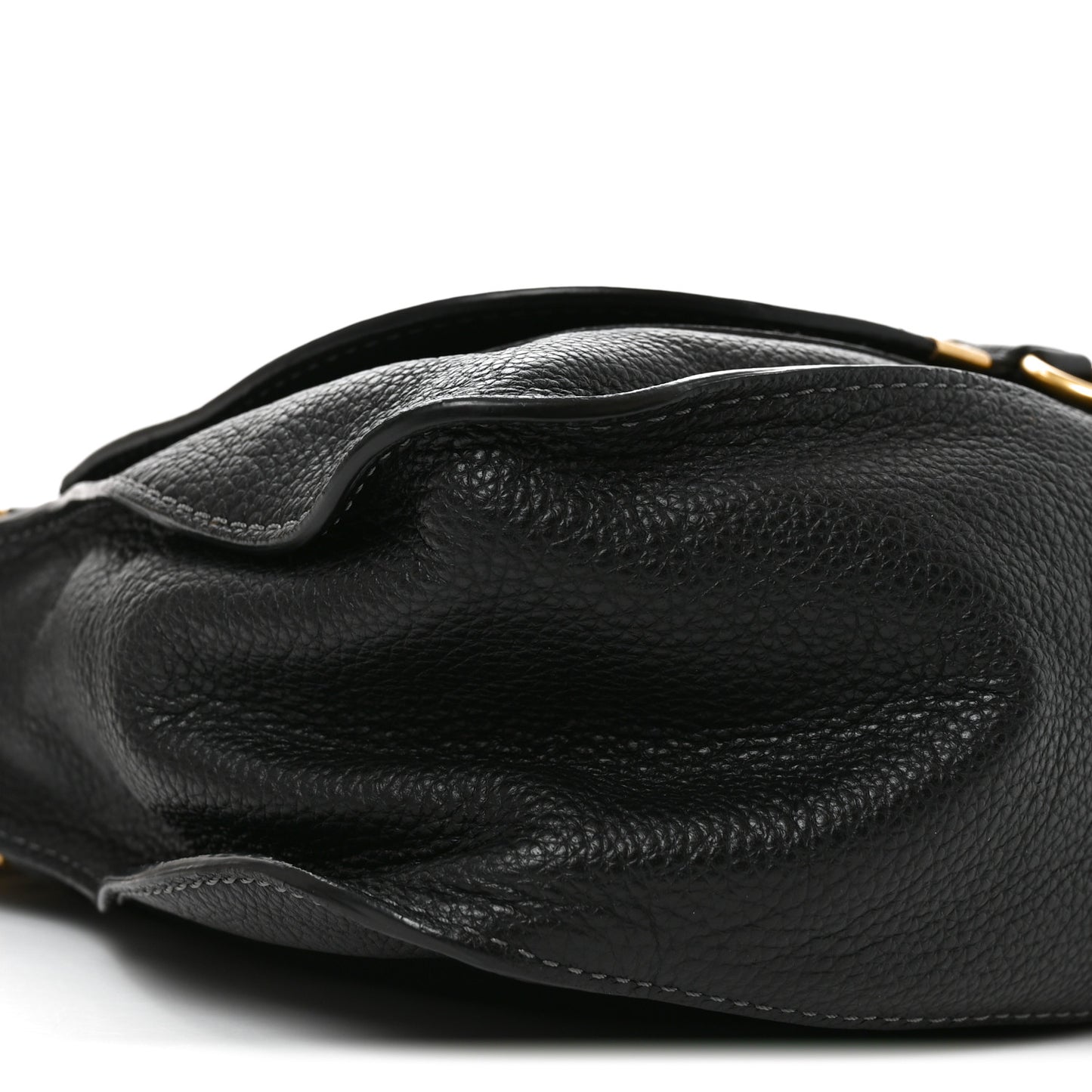 Calfskin Medium Marcie Satchel Black