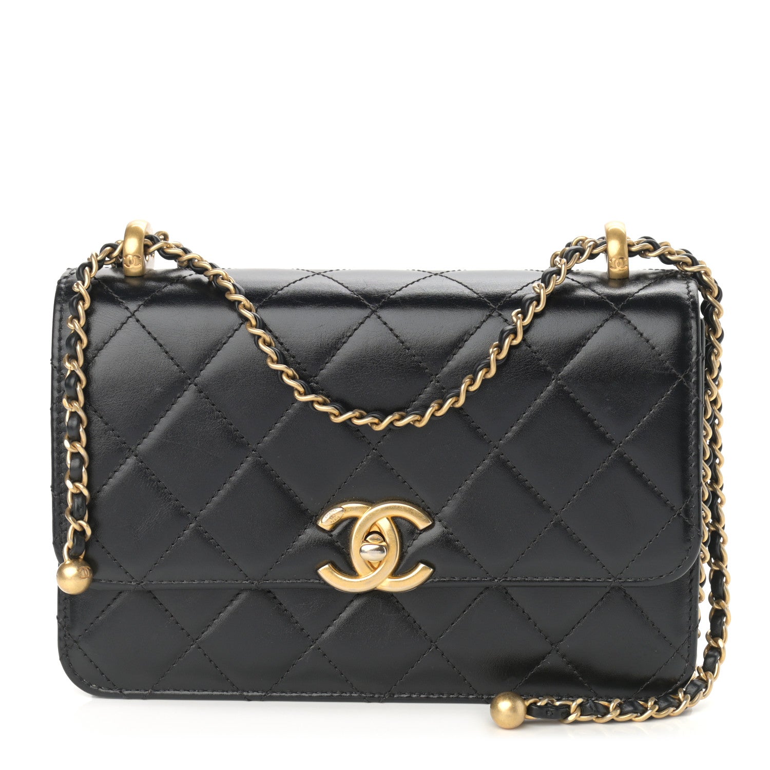 Chanel Calfskin Quilted Perfect Fit Flap Black 1 of 11