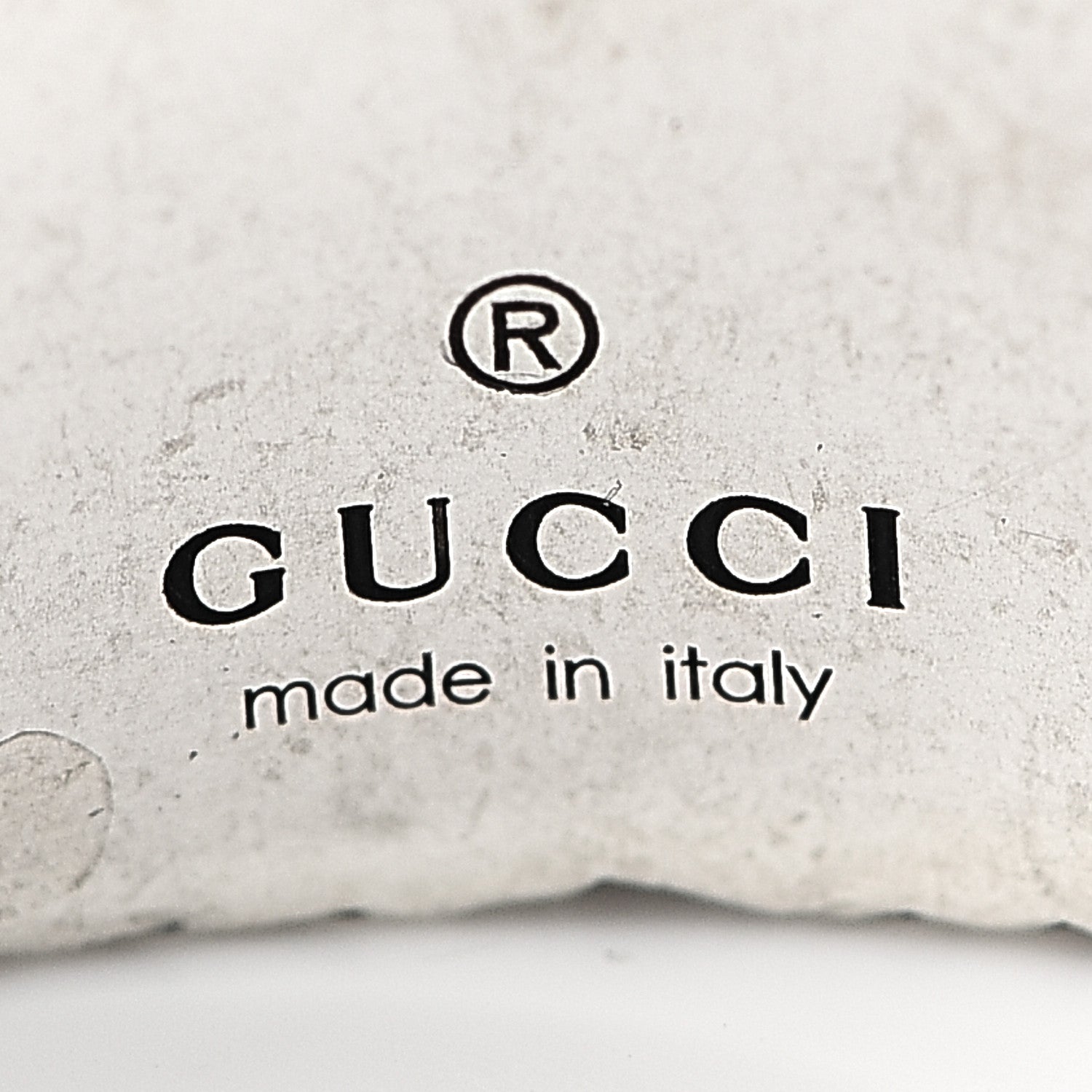 Gucci Sterling Silver Letter X Ring 66 11.5 6 of 9