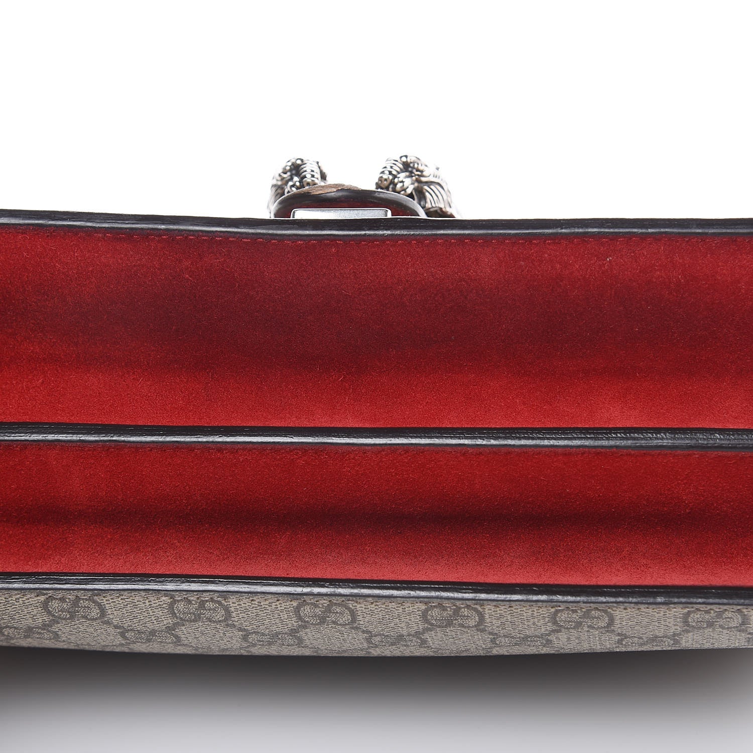 Gucci GG Supreme Monogram Small Dionysus Shoulder Bag Red 10 of 18