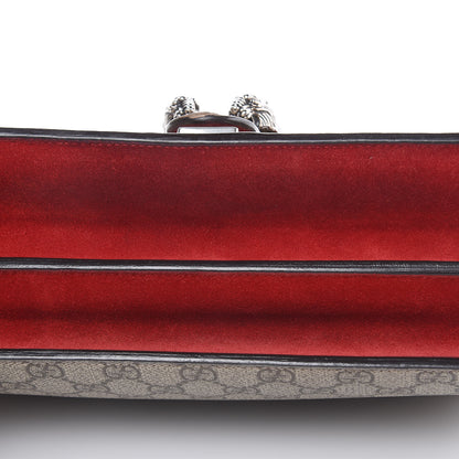 Gucci GG Supreme Monogram Small Dionysus Shoulder Bag Red 10 of 18