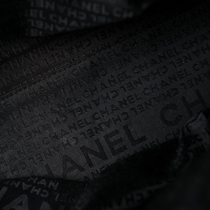 Chanel Calfskin Mademoiselle Lock Cerf Executive Shopper Tote Black 13 of 23