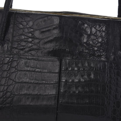 Nancy Gonzalez Crocodile Tote Black 9 of 11
