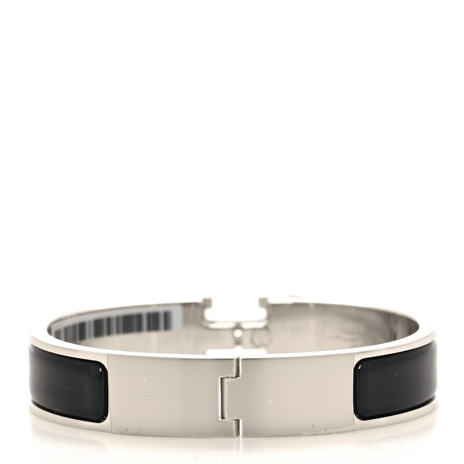 Hermes Enamel Narrow Clic Clac H Bracelet PM Black 3 of 5