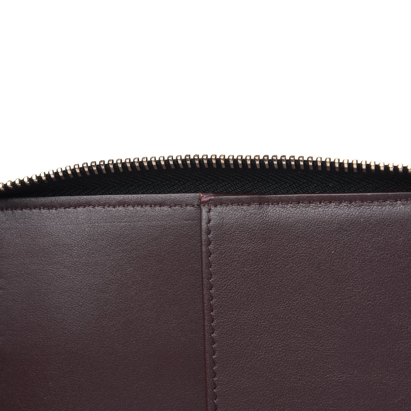 Caviar Quilted Zip Around Notebook Agenda Cover Black