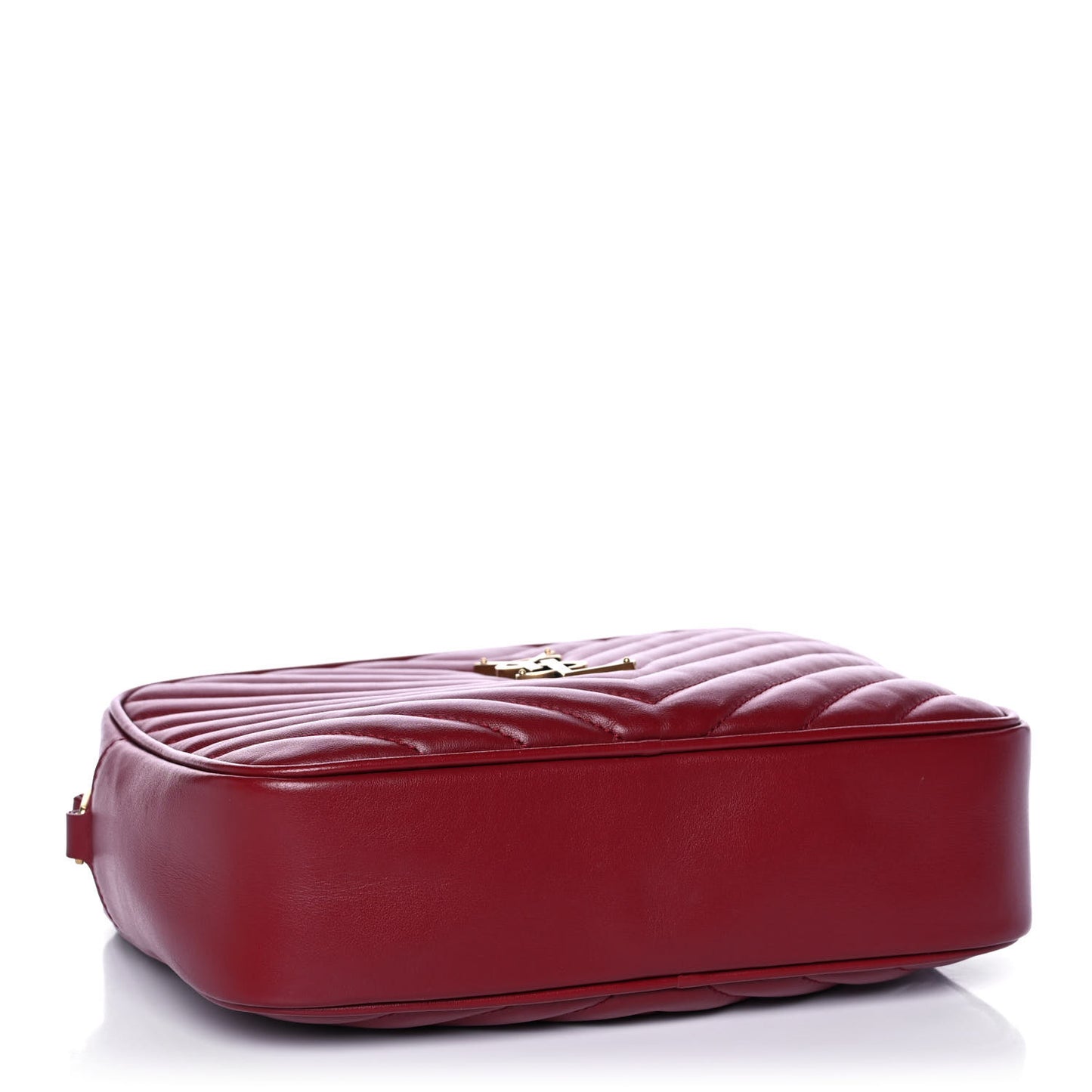 Calfskin Matelasse Monogram Lou Camera Bag Red