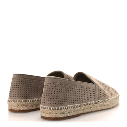 Hermes Suede Goatskin Mens Enrique Espadrilles 42 Beige Sable 5 of 11