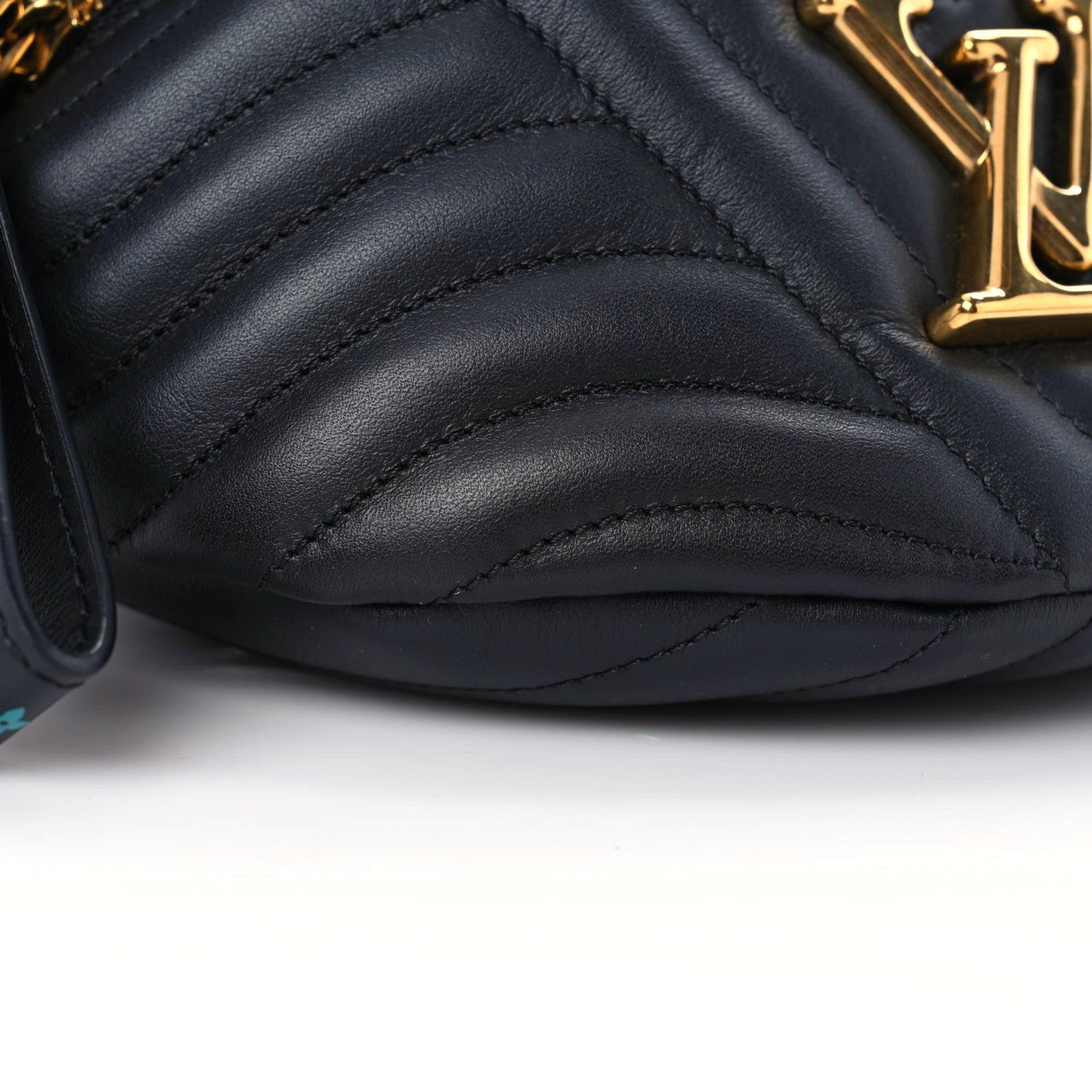 Louis Vuitton Calfskin Quilted New Wave Bumbag Black 6 of 9