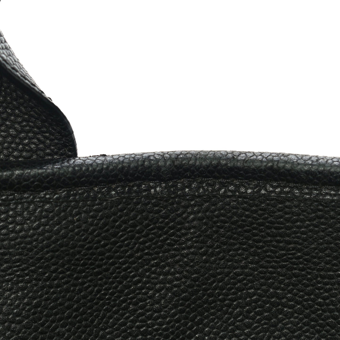 Caviar Quilted Small Deauville Bowling Bag Black