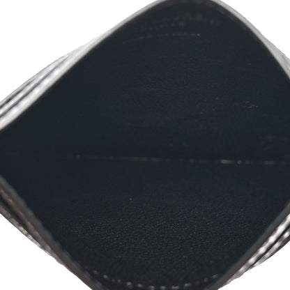 Saint Laurent Grain De Poudre Monogram Credit Card Case Black 5 of 8