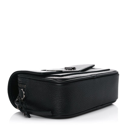 Christian Louboutin Calfskin Santiago Shoulder Bag Black 3 of 8