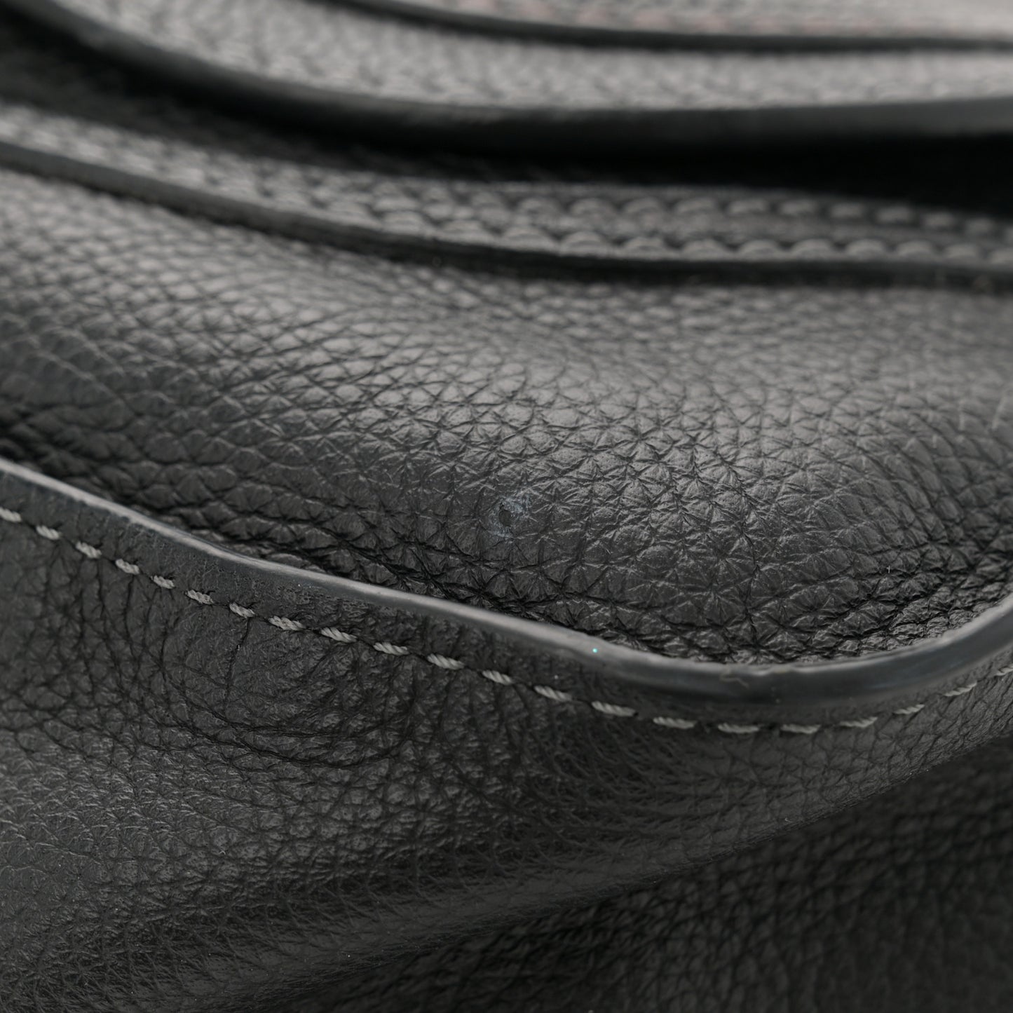 Calfskin Medium Marcie Satchel Black
