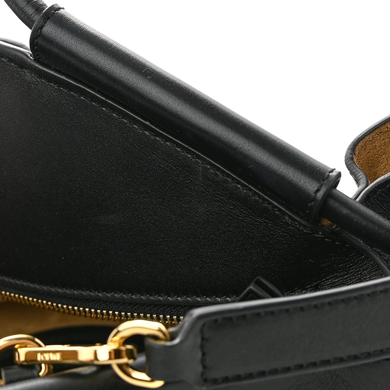 Loewe Shiny Nappa Calfskin Paseo Bag Black 11 of 19