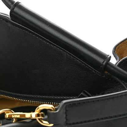 Loewe Shiny Nappa Calfskin Paseo Bag Black 11 of 19