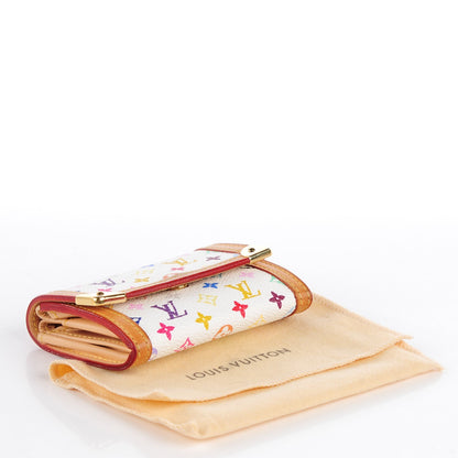 Louis Vuitton Monogram Multicolor Porte-Monnaie Billets Wallet White 4 of 8