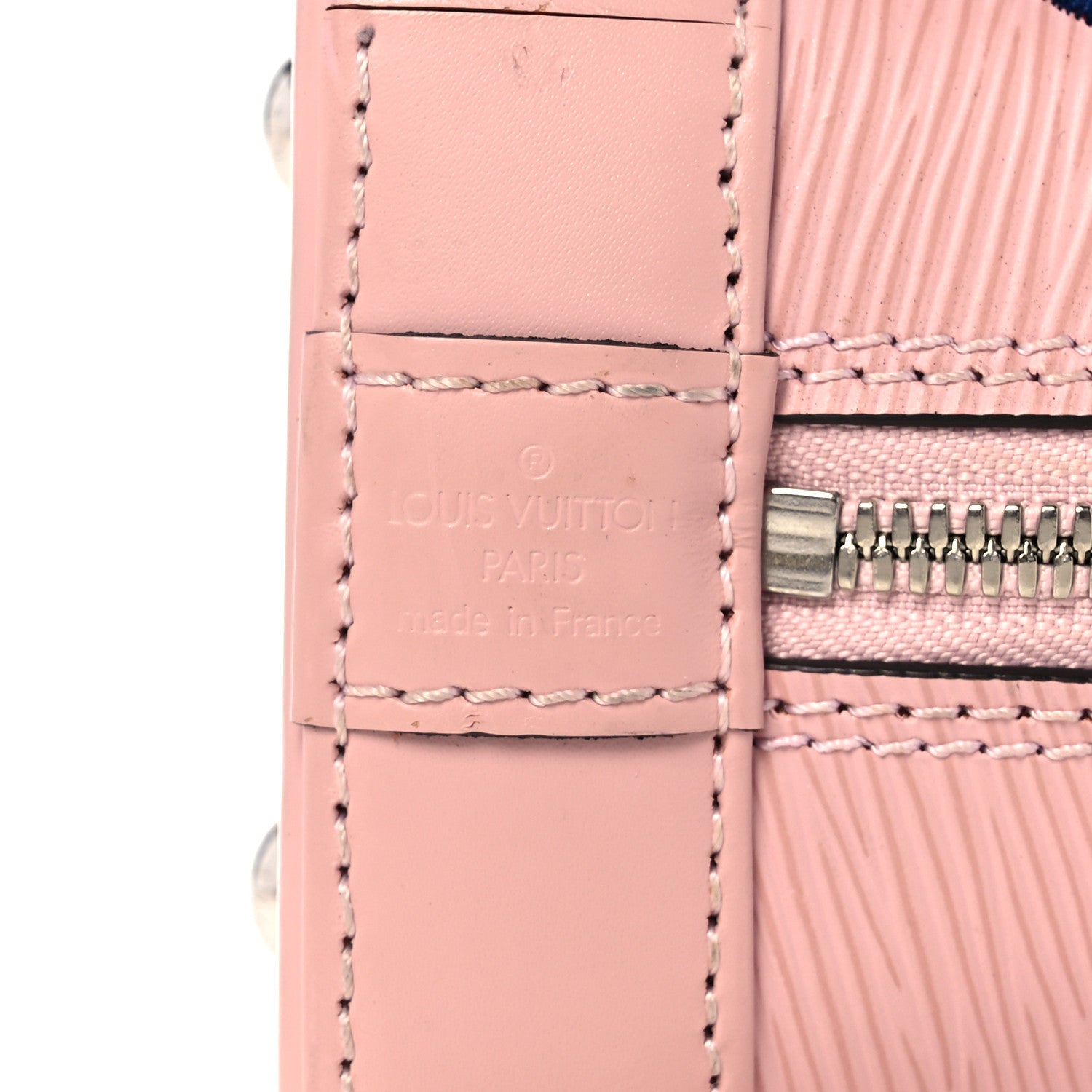 Louis Vuitton Epi Stickers Alma BB Rose Ballerine 5 of 16