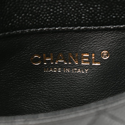 Chanel Shiny Caviar Pick Me Up Flap Belt Bag Black 8 of 13