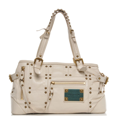 Louis Vuitton Lambskin Riveting Ecru 1 of 7